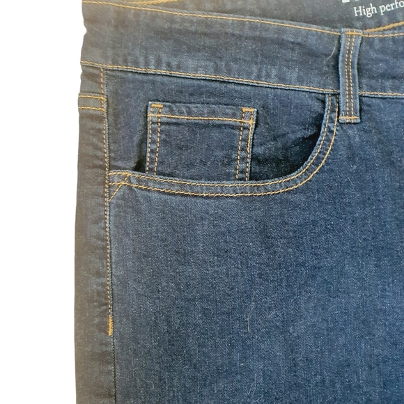 BAM Clothing 73 Zero Bamboo Denim Straight Leg Jeans Dark Blue Size 36 L32 NWT - Picture 3 of 15